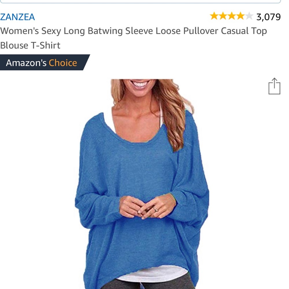 Zanzea large oversized lightweight sweater.